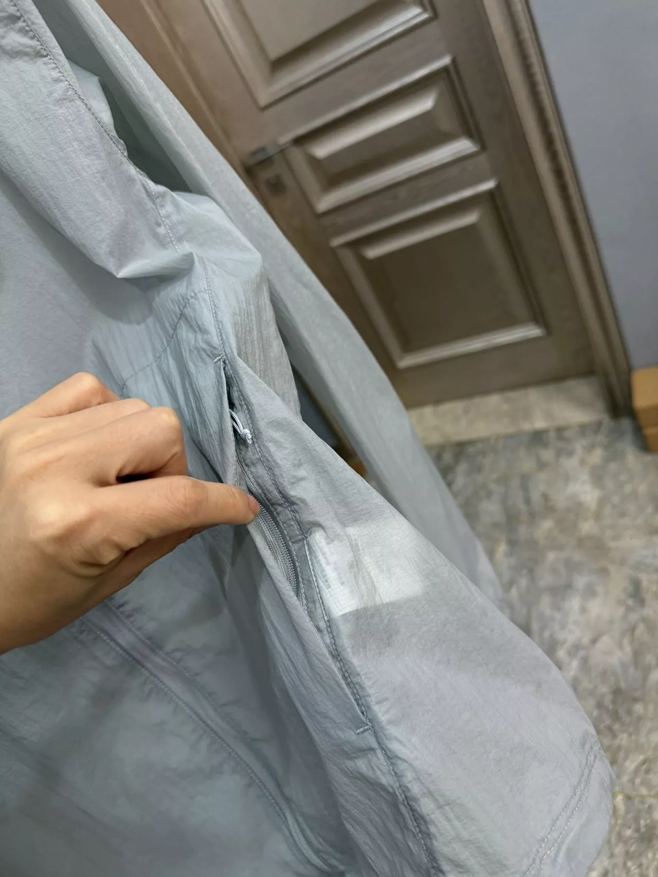 코오롱스포츠 경량 후드 바람막이 점퍼 상세 이미지 7