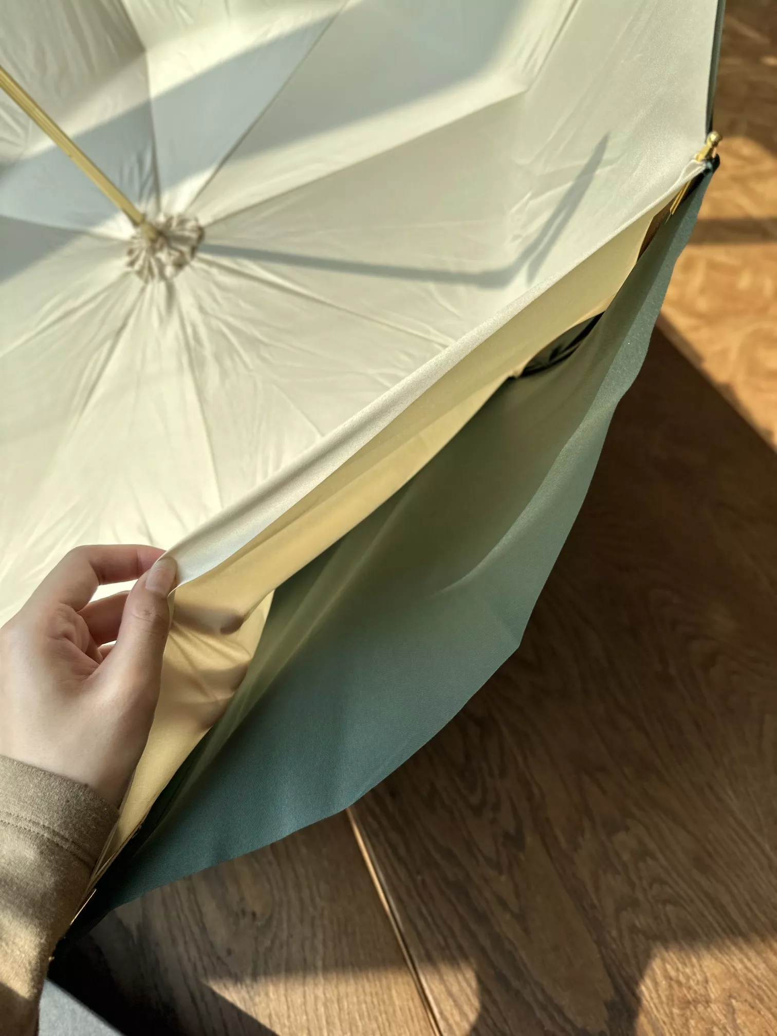 파소티 더블 레이어 수동 감성 롱 핸들 우산 상세 이미지 35
