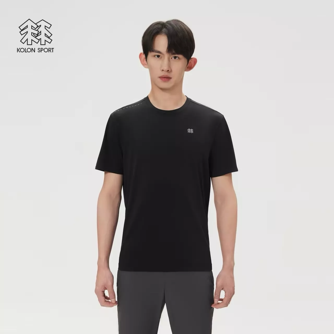 코오롱스포츠 흡습속건 기능성 라운드넥 상의 상세 이미지 11