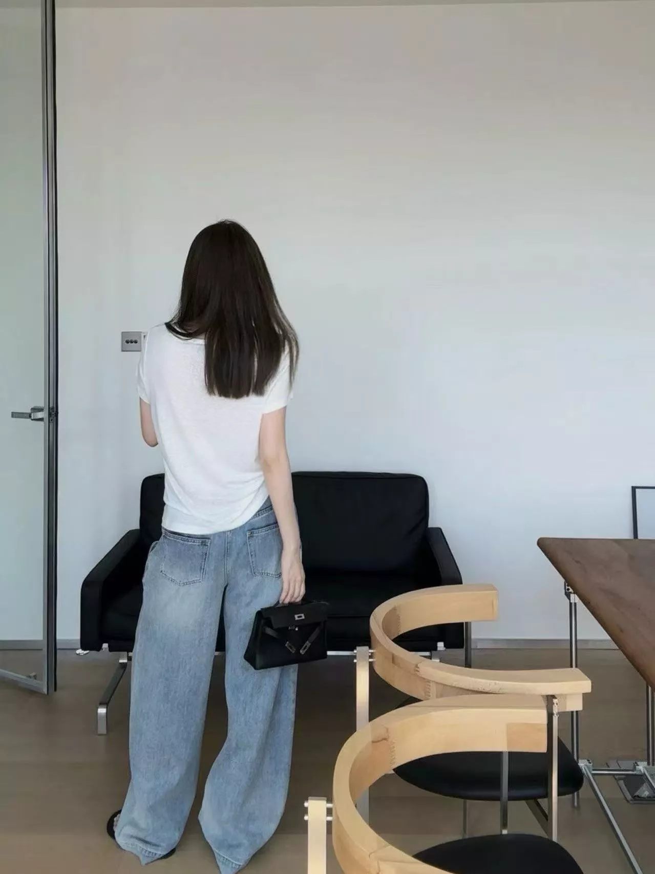 샤넬 더블 씨 레이스 자수 포켓 데님 팬츠 상세 이미지 15