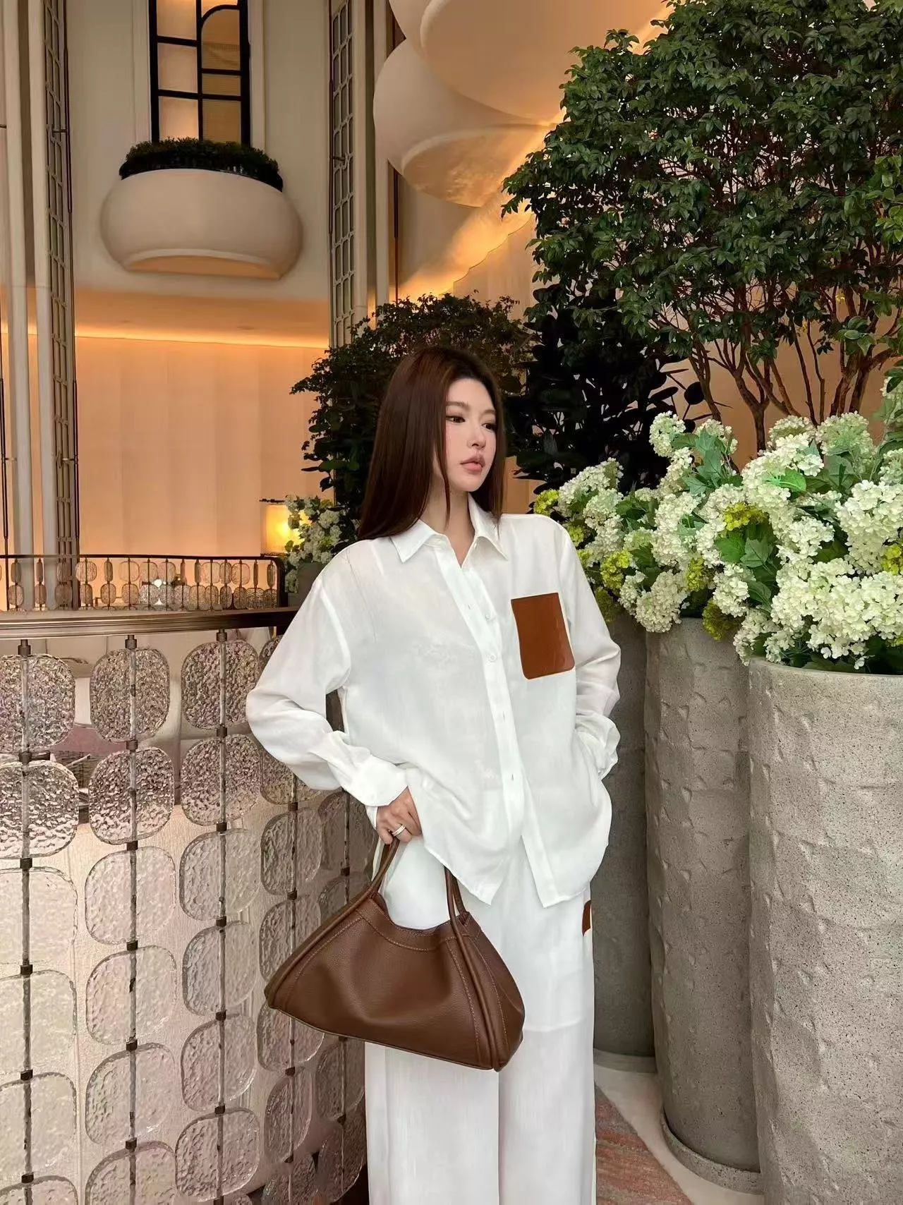 로에베 홈웨어 무드 셔츠 팬츠 세트 상세 이미지 17