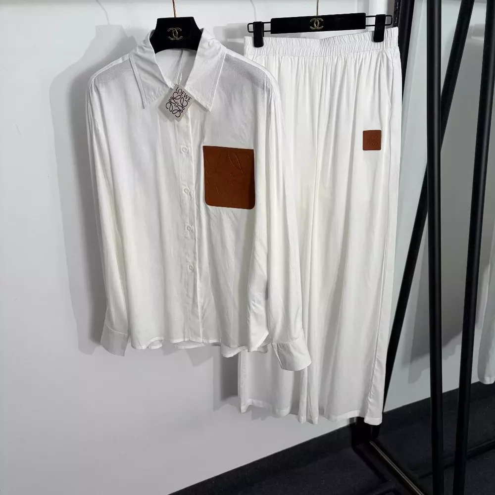 로에베 홈웨어 무드 셔츠 팬츠 세트