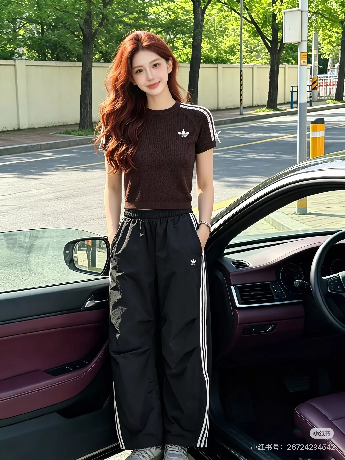 아디다스 메쉬 짜임 크롭 반팔 상의 상세 이미지 24