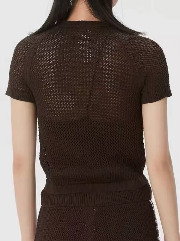 아디다스 메쉬 짜임 크롭 반팔 상의 상세 이미지 20