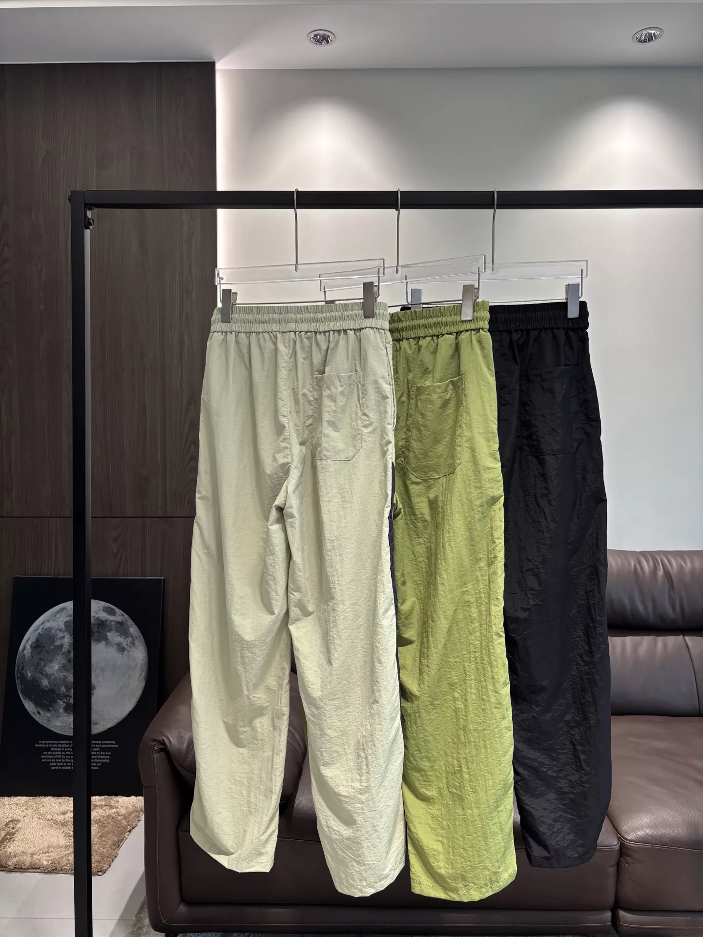 아디다스 삼선 배색 속건 와이드 팬츠 상세 이미지 5