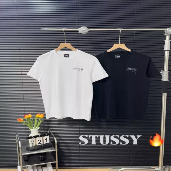 스투시 수은 프린팅 오버핏 반팔 상의