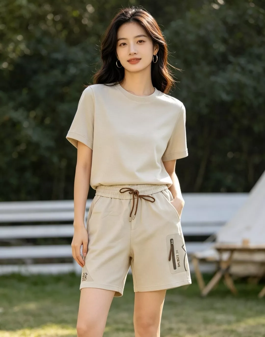 로에베 측면 패치 포켓 니트 쇼츠 상세 이미지 11