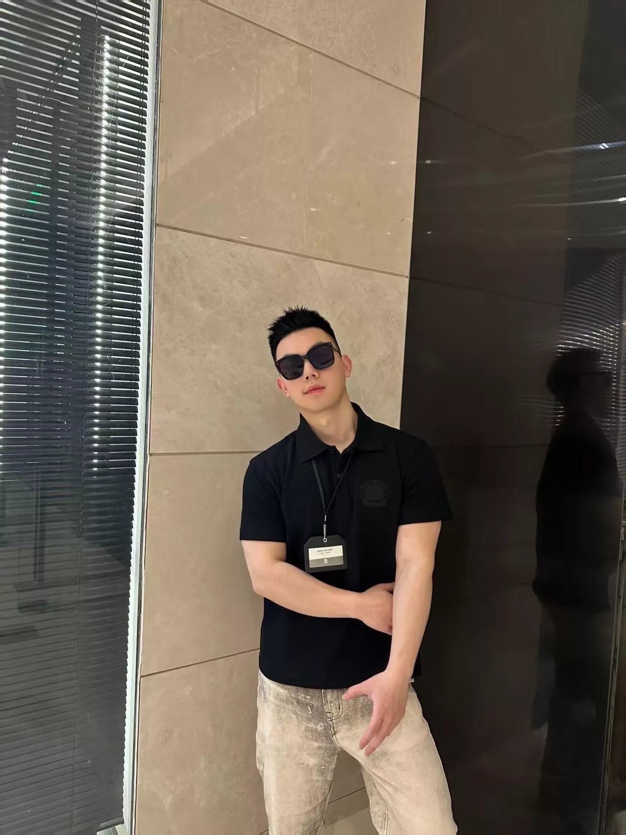 버버리 전마 로고 자수 폴로 반팔 상의 상세 이미지 15