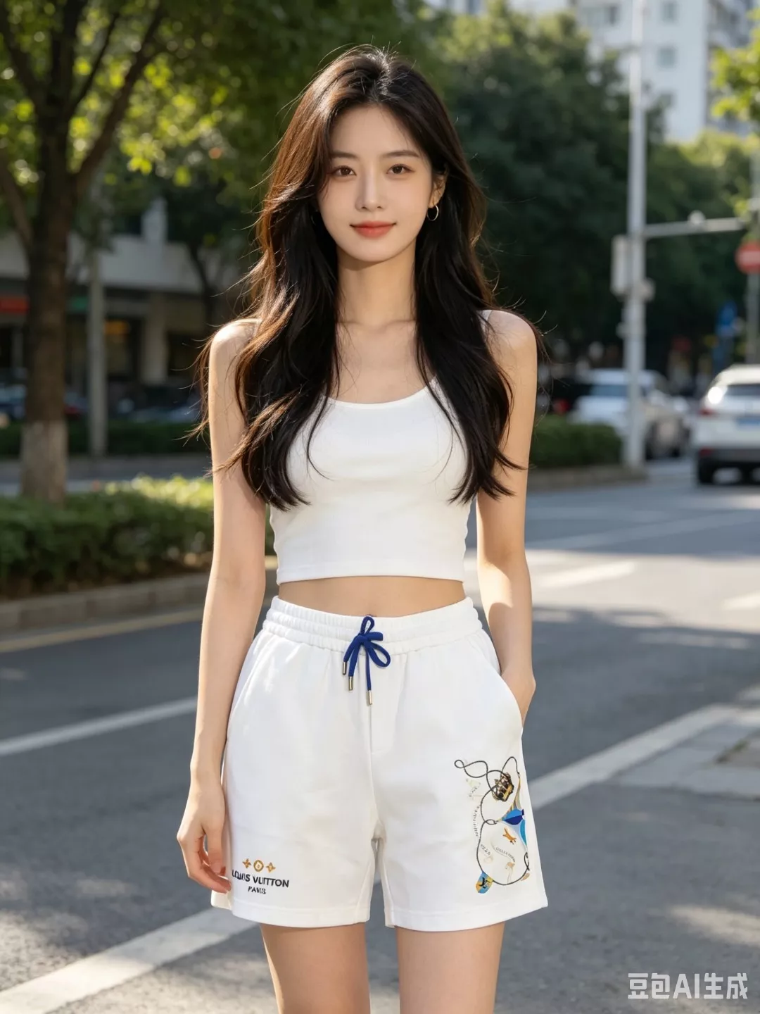 루이비통 크라운 프린트 쇼츠 상세 이미지 11