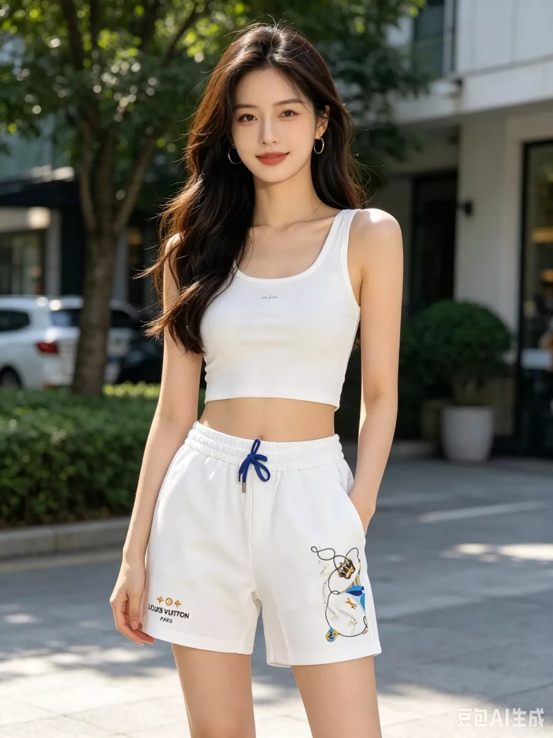 루이비통 크라운 프린트 쇼츠 상세 이미지 12