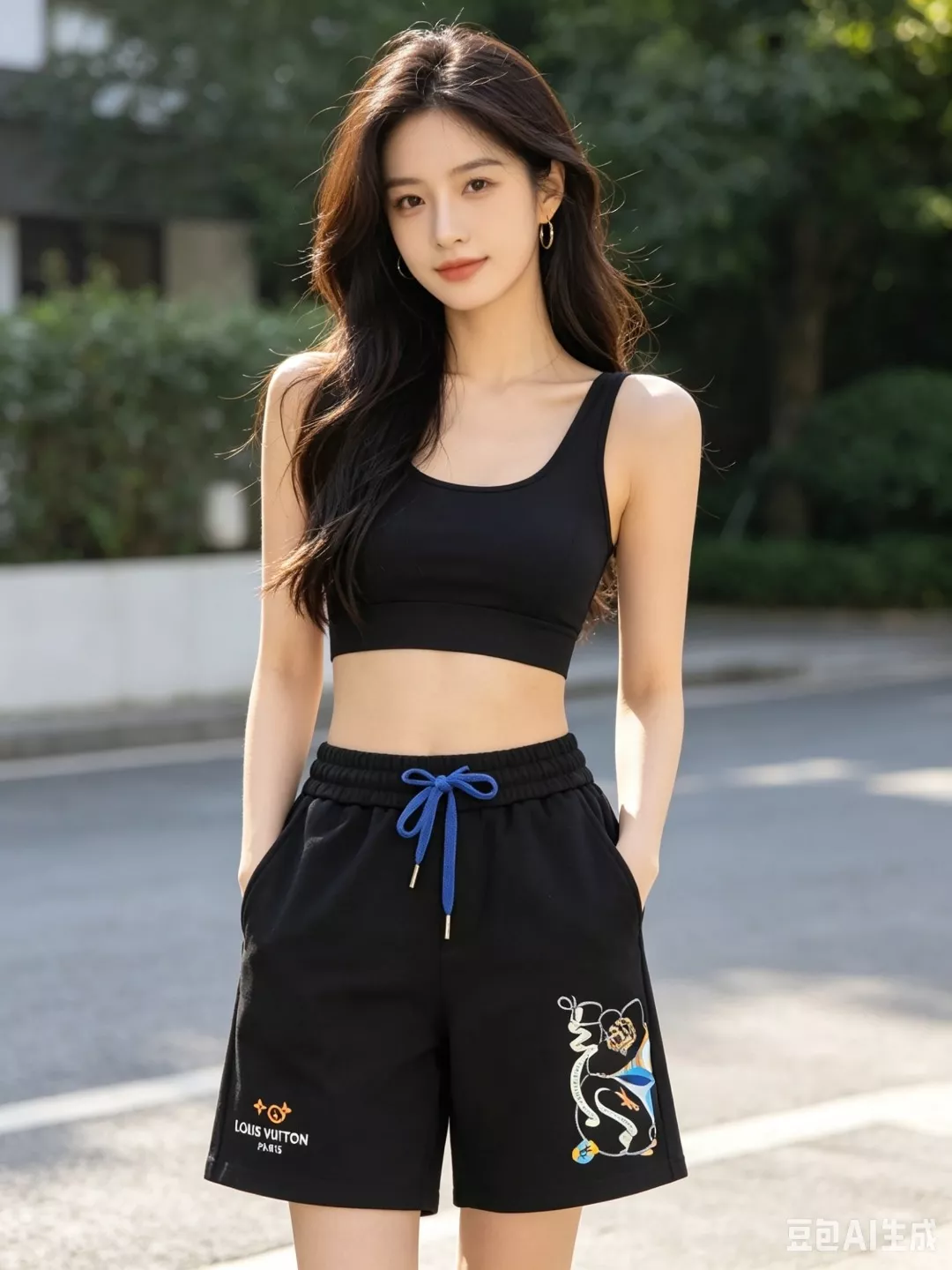 루이비통 크라운 프린트 쇼츠 상세 이미지 12