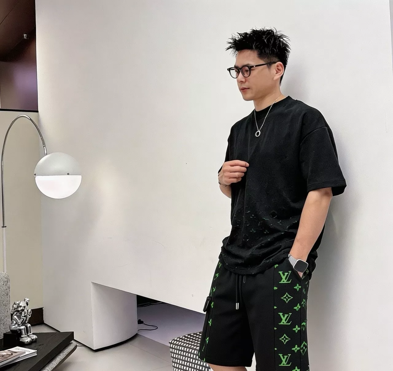 루이비통 모노그램 자카드 카고 쇼츠 상세 이미지 12