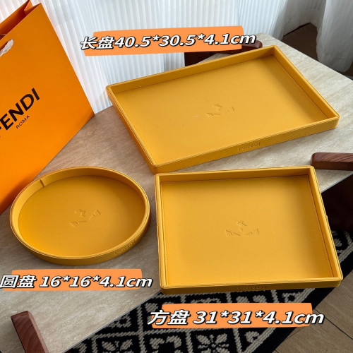 펜디 인테리어 가죽 수납 플레이트