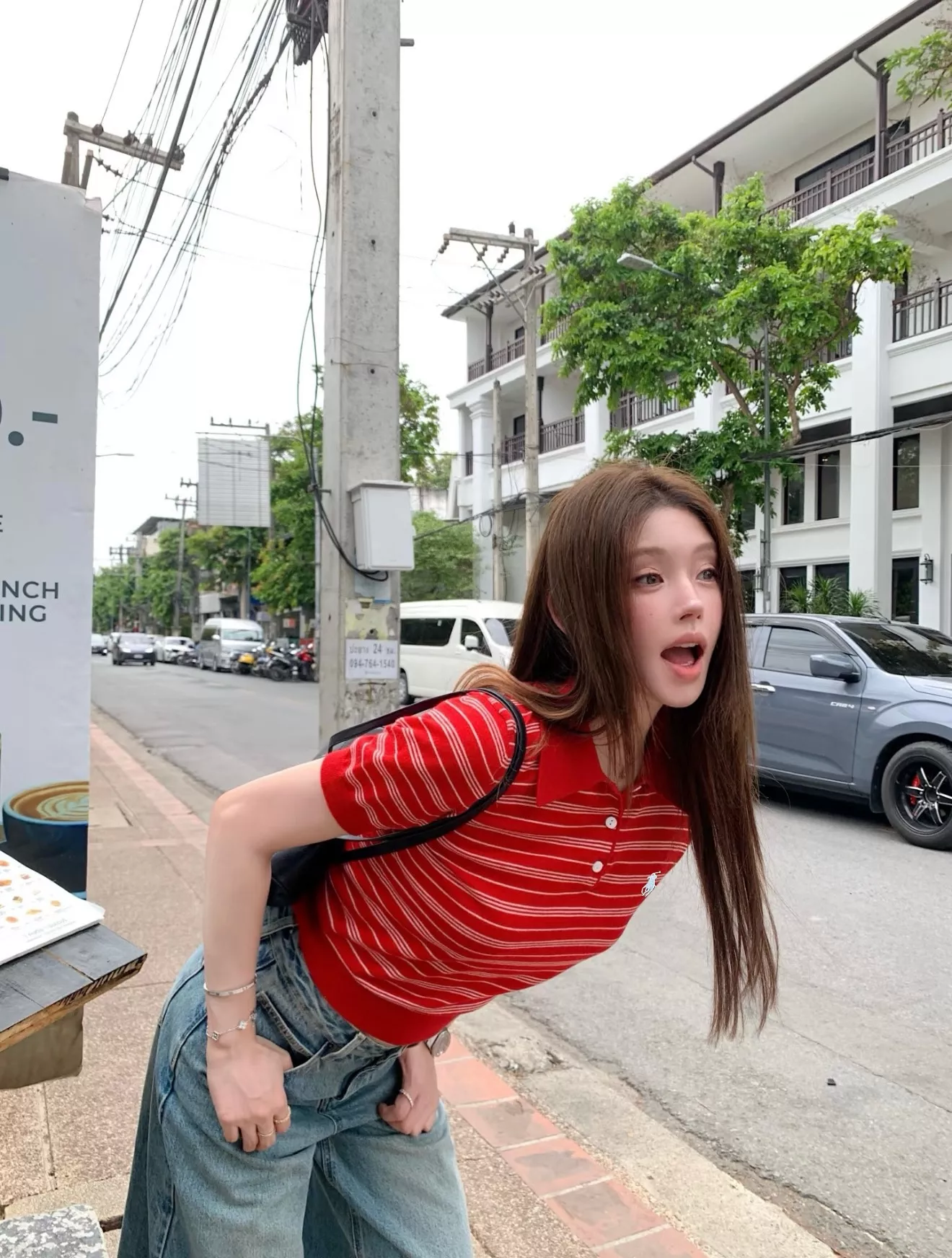 랄프로렌 스트라이프 폴로 니트 탑 상세 이미지 36