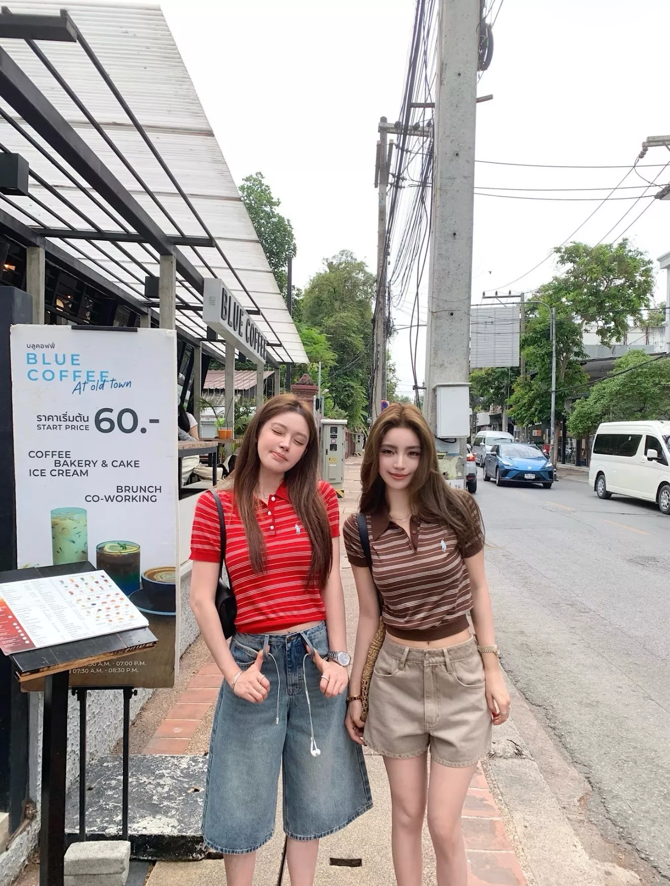 랄프로렌 스트라이프 폴로 니트 탑 상세 이미지 19