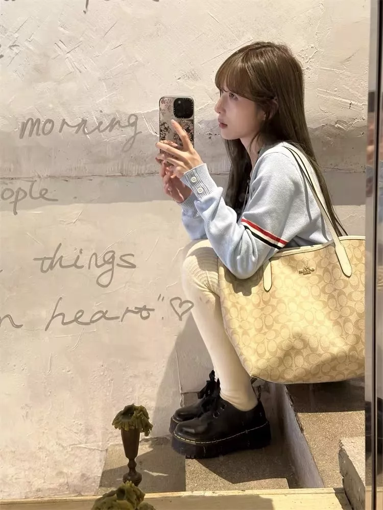 톰브라운 코튼 브이넥 니트 가디건 상세 이미지 20