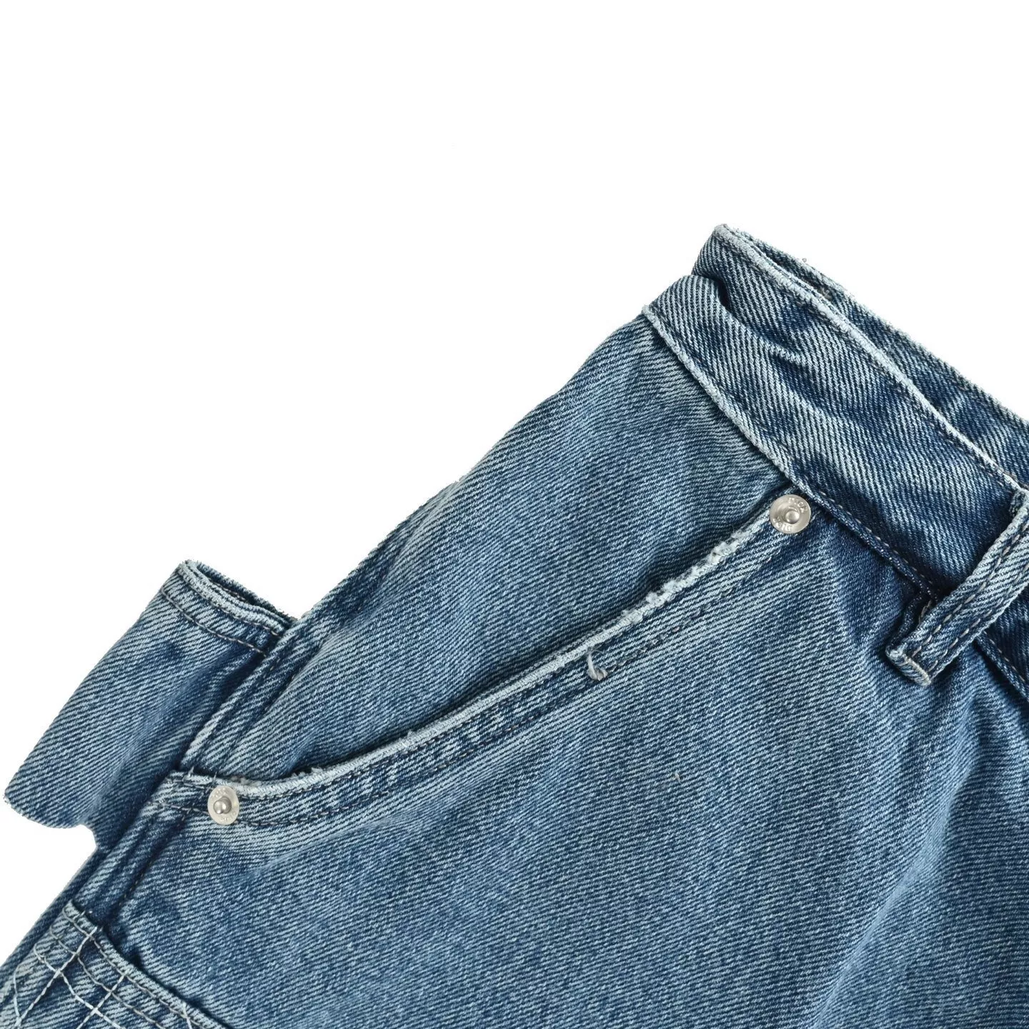 디올 등나무 격자 자수 워크 데님 반바지 상세 이미지 9