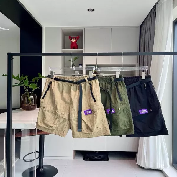 노스페이스 퍼플라벨 기능성 벨트 반바지