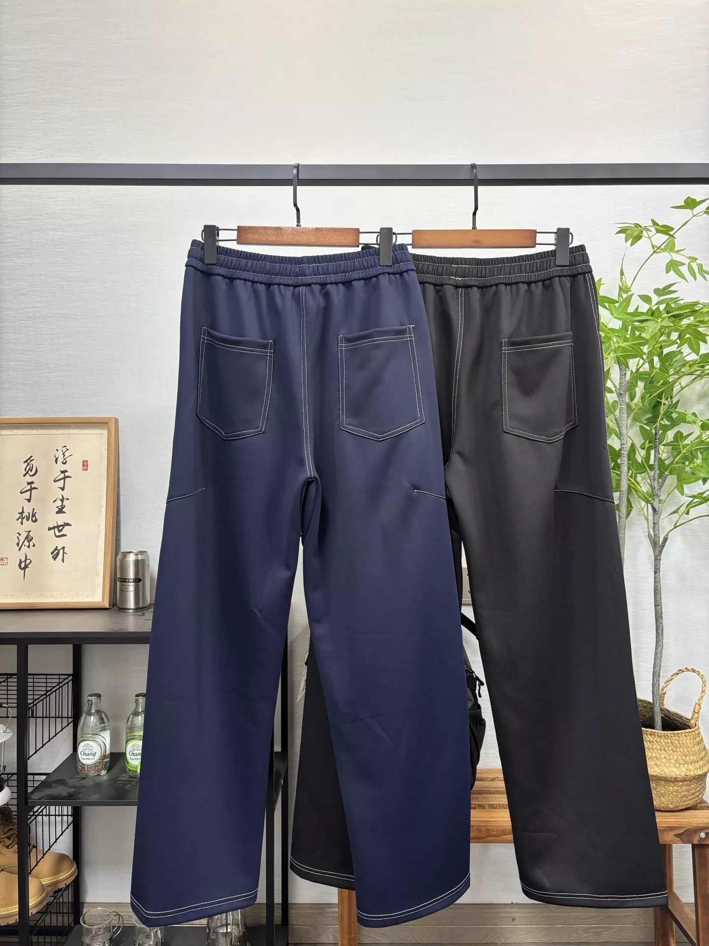 나이키 에어조던 패치 포인트 일자 조거 팬츠 상세 이미지 4
