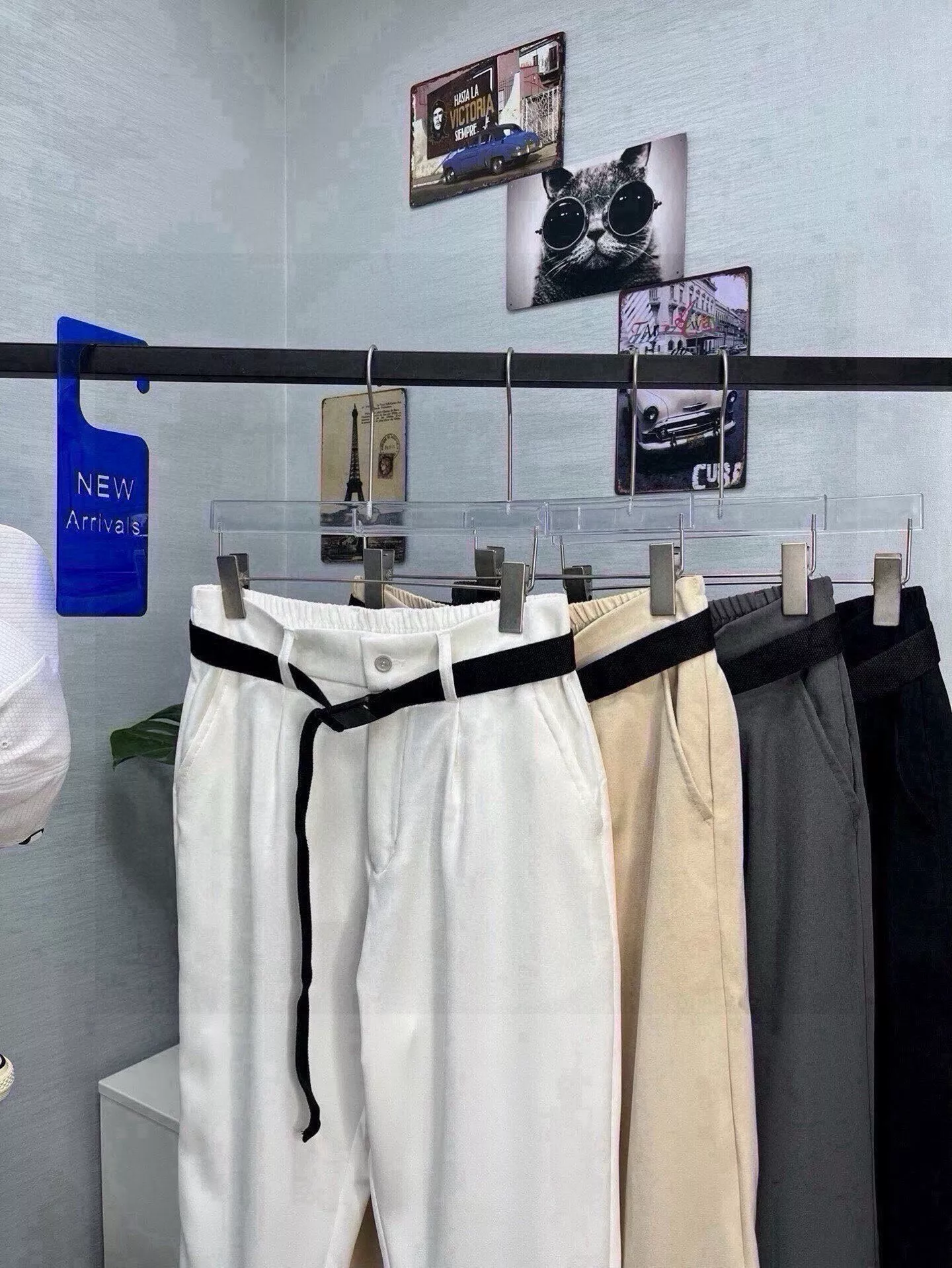 발렌시아가 버클 벨트 포인트 스트레이트 팬츠 상세 이미지 8