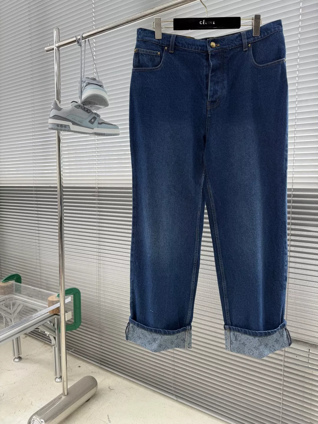 루이비통 모노그램 데님 재킷과 팬츠 세트 상세 이미지 9