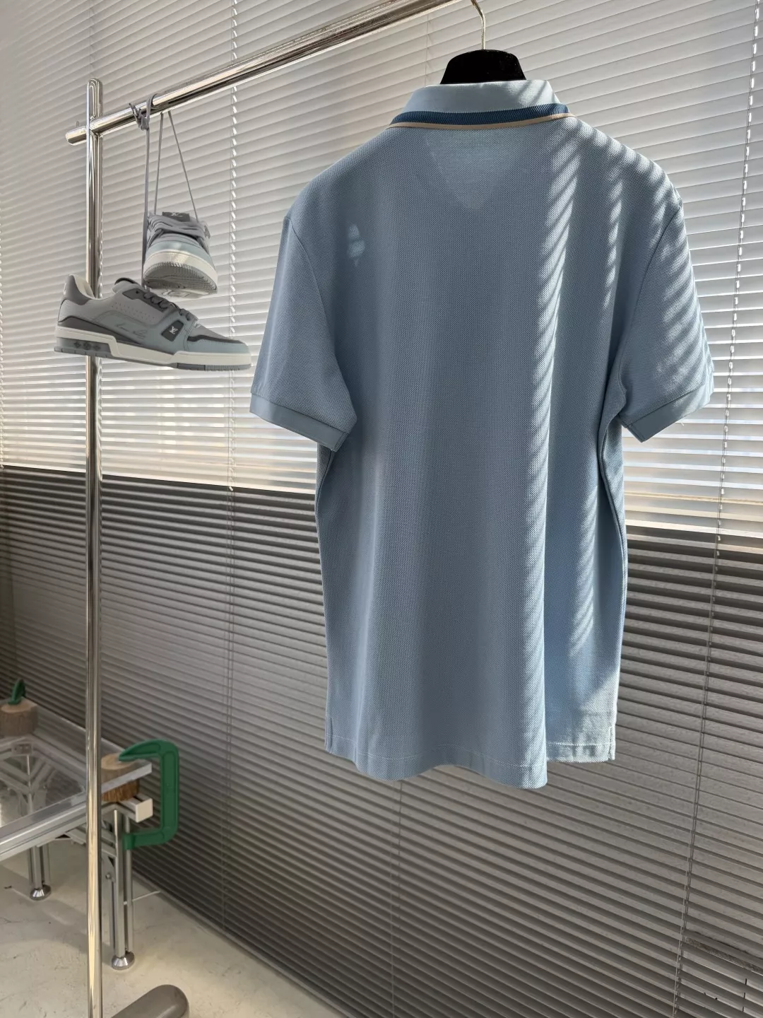 로에베 배색 니트 카라 포인트 폴로 상의 상세 이미지 8