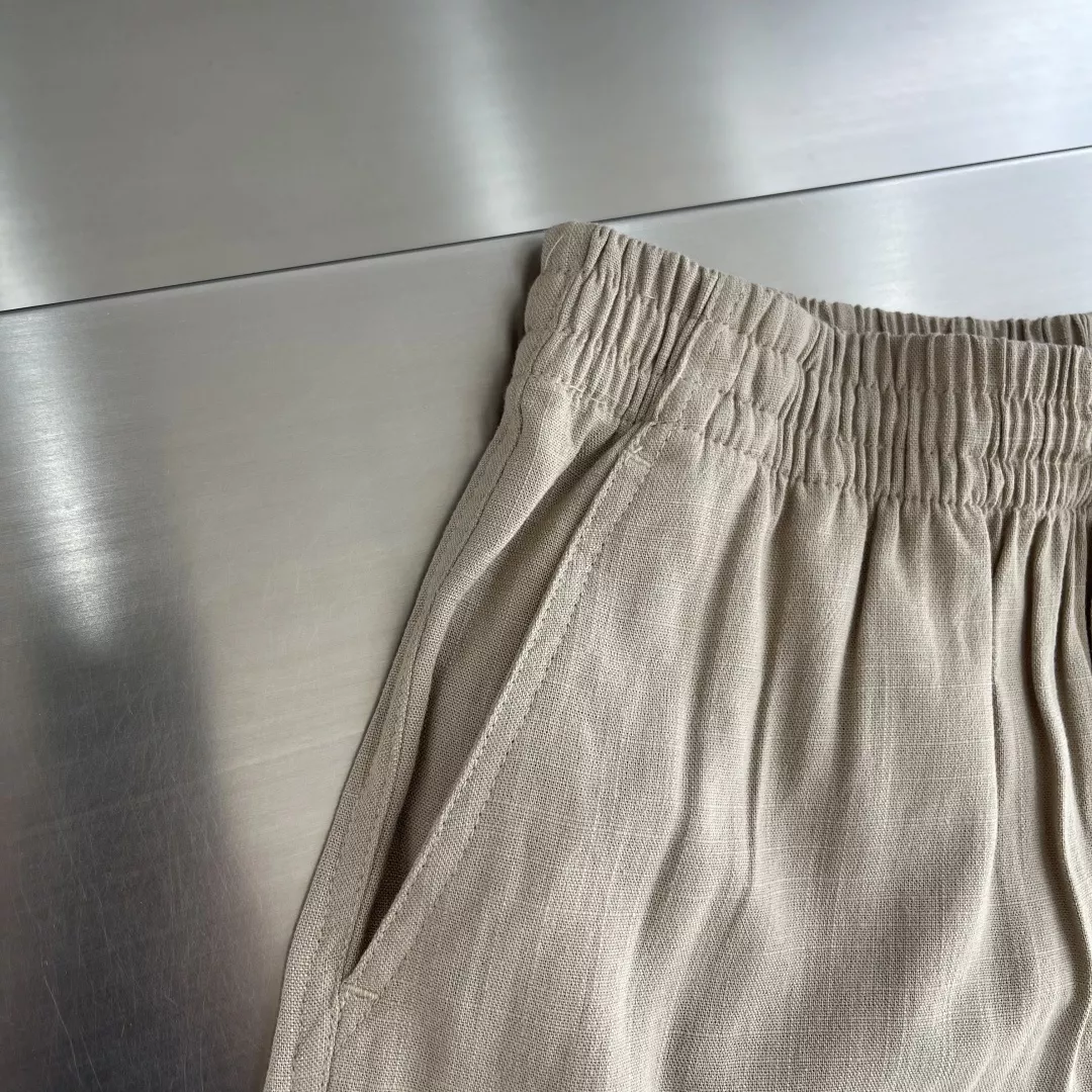 랄프로렌 자수 포인트 린넨 쇼츠 상세 이미지 6