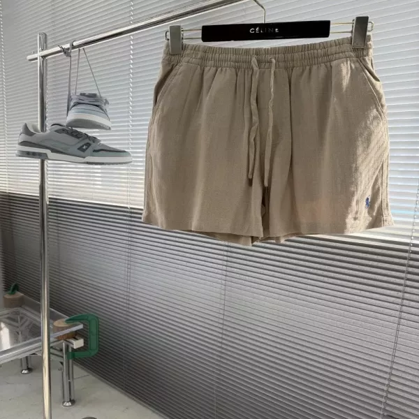 랄프로렌 자수 포인트 린넨 쇼츠