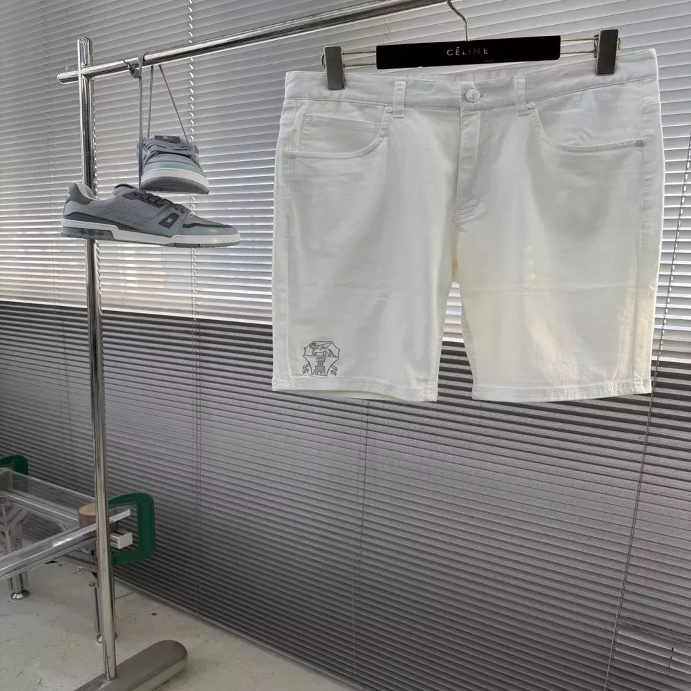 브루넬로쿠치넬리 슬림 핏 데님 쇼츠