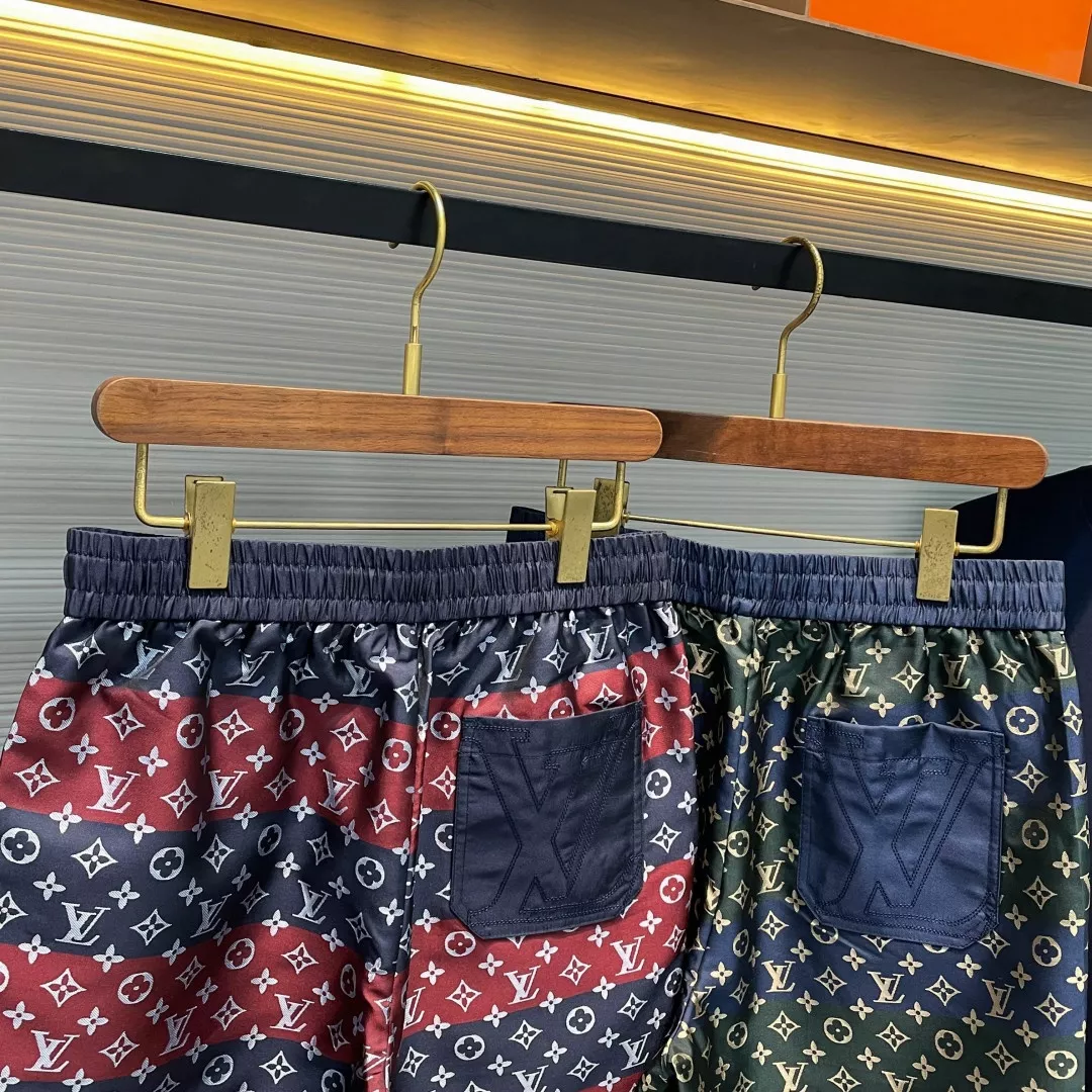 루이비통 컬러 모노그램 배색 드로스트링 쇼츠 상세 이미지 8