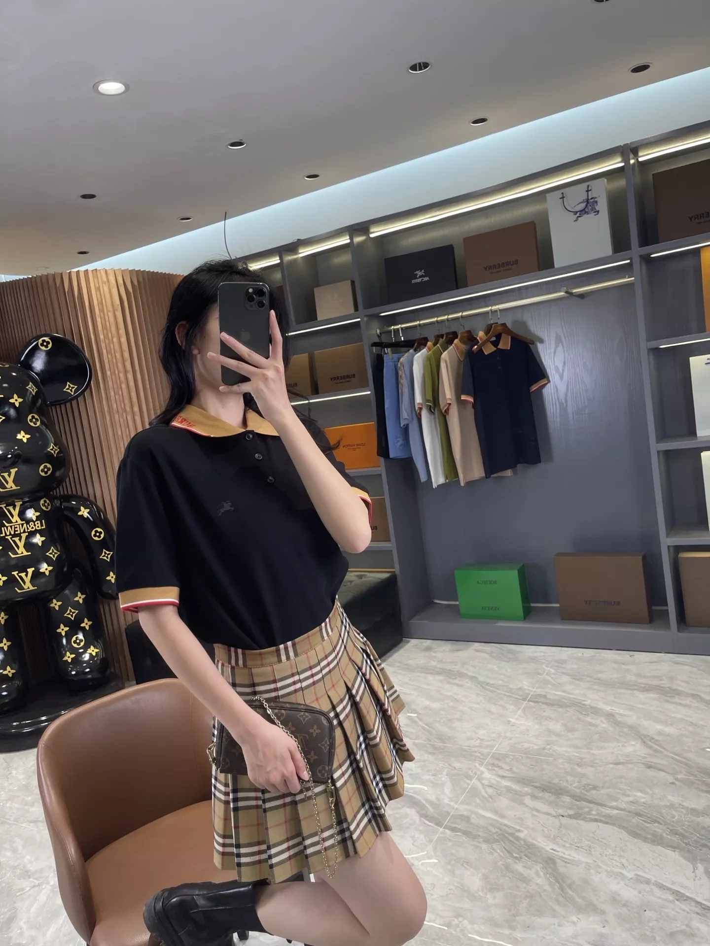 버버리 승마 기사 자수 피케 폴로 상의 상세 이미지 67