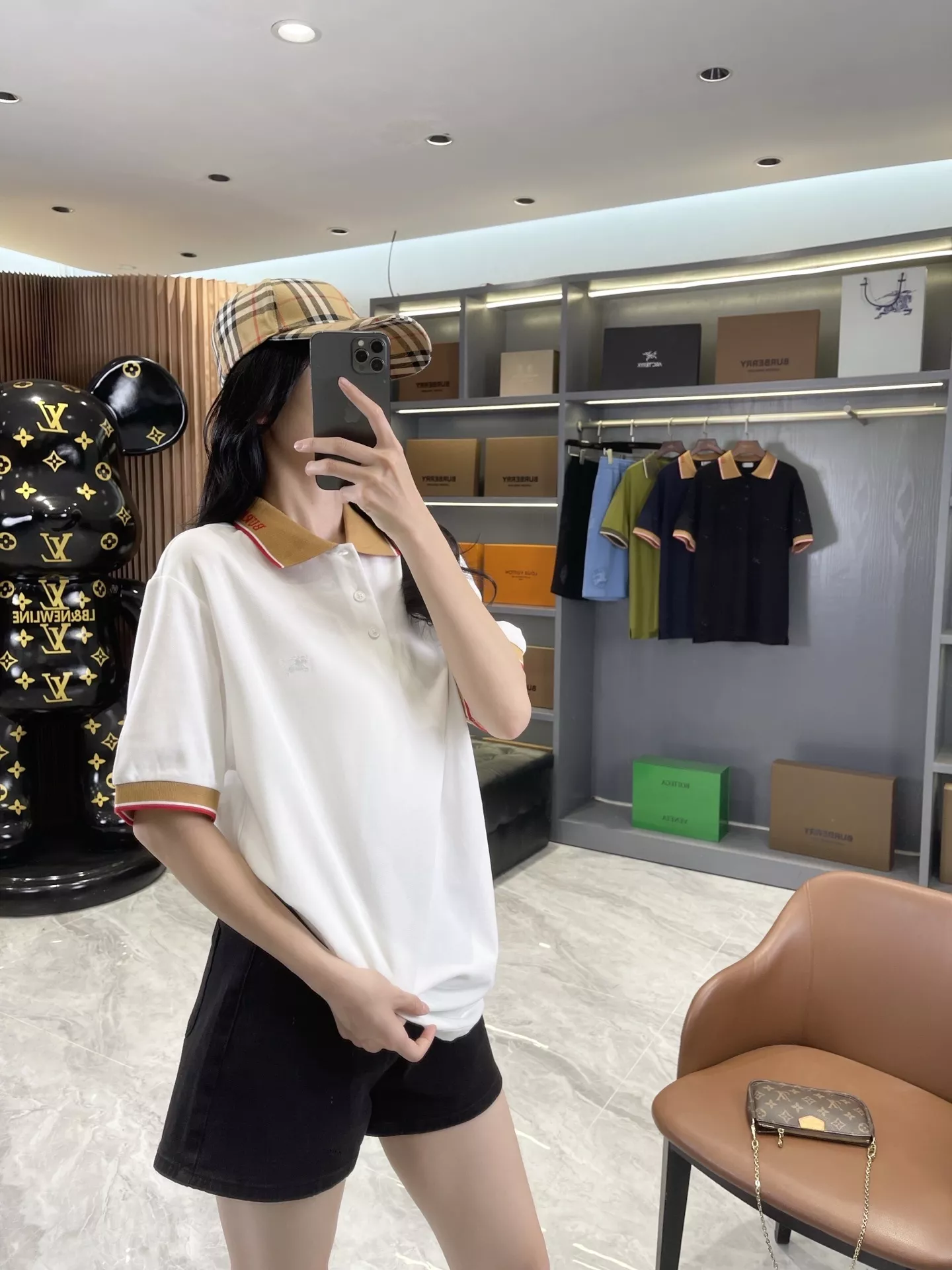 버버리 승마 기사 자수 피케 폴로 상의 상세 이미지 91