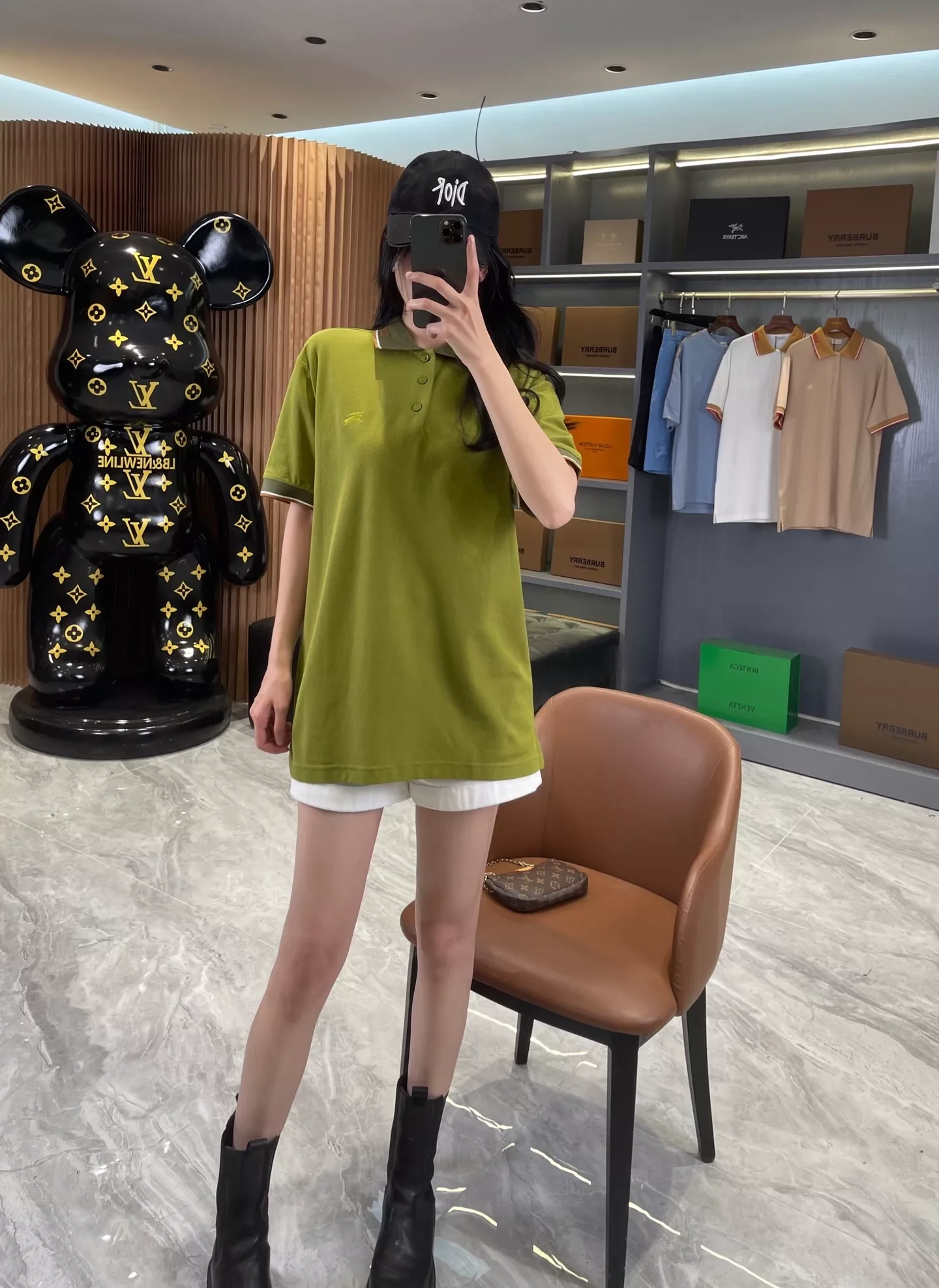 버버리 승마 기사 자수 피케 폴로 상의 상세 이미지 56