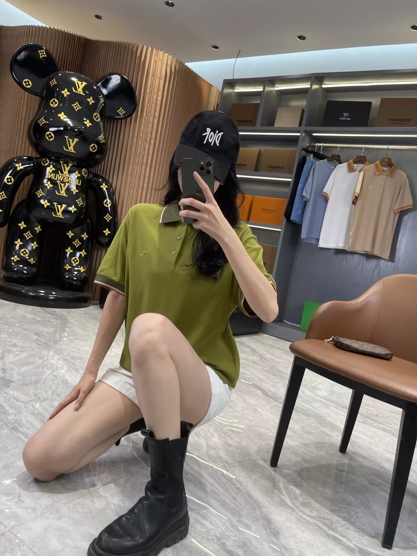 버버리 승마 기사 자수 피케 폴로 상의 상세 이미지 58