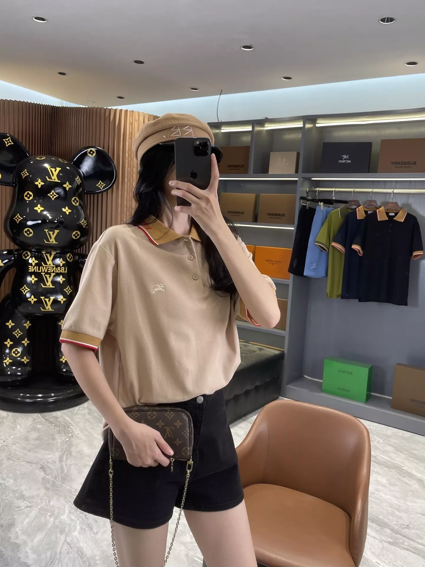 버버리 승마 기사 자수 피케 폴로 상의 상세 이미지 78