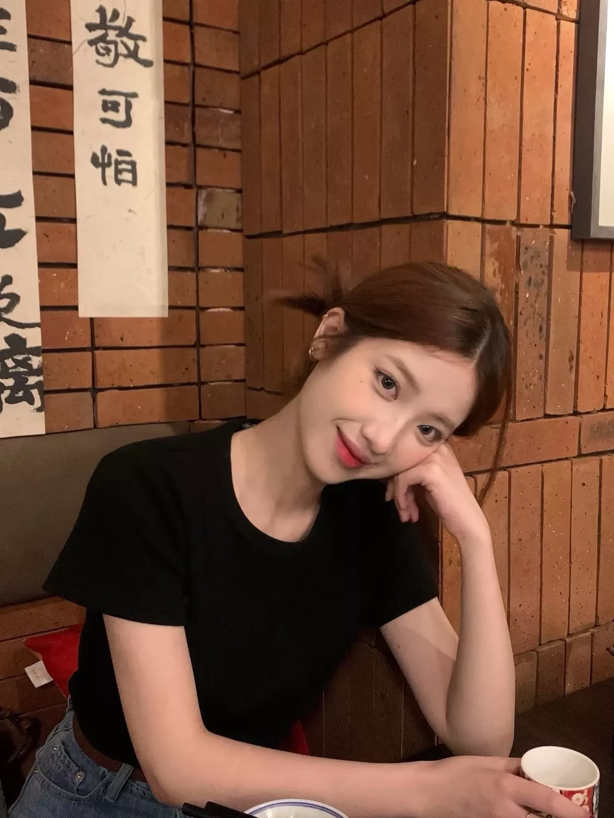 더로우 텐셀 울 블렌드 라운드넥 탑 상세 이미지 42