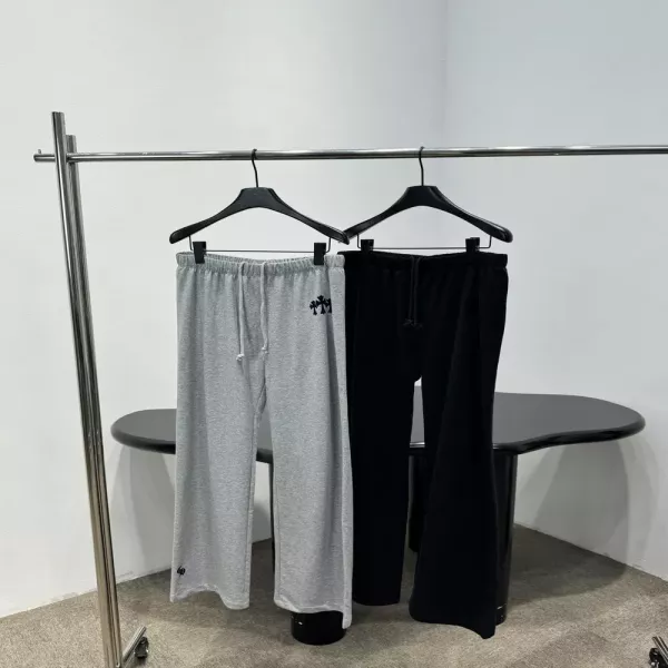 크롬하츠 플로킹 크로스 포인트 조거 팬츠