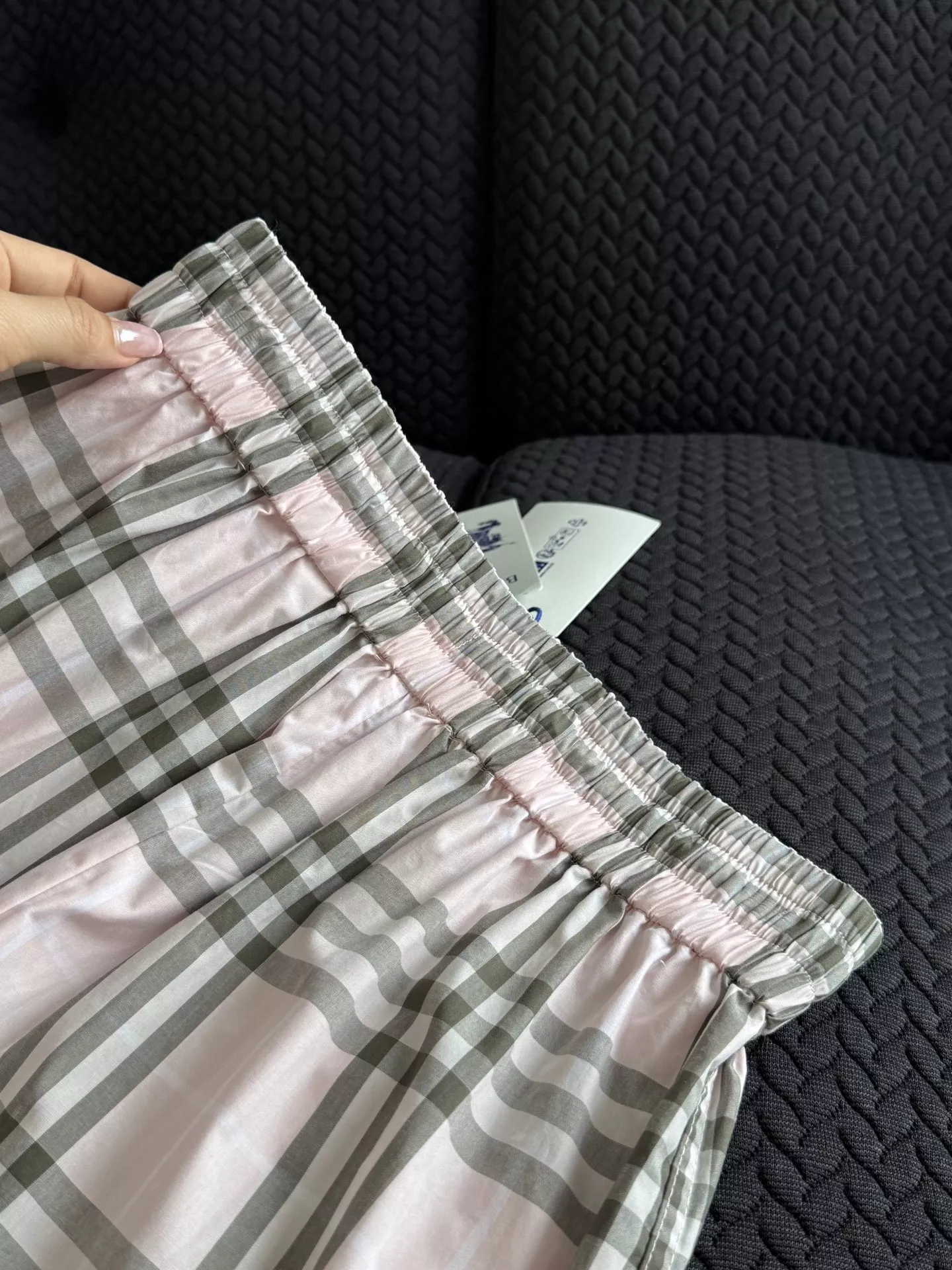 버버리 체리블라썸 핑크 체크 쇼츠 상세 이미지 22