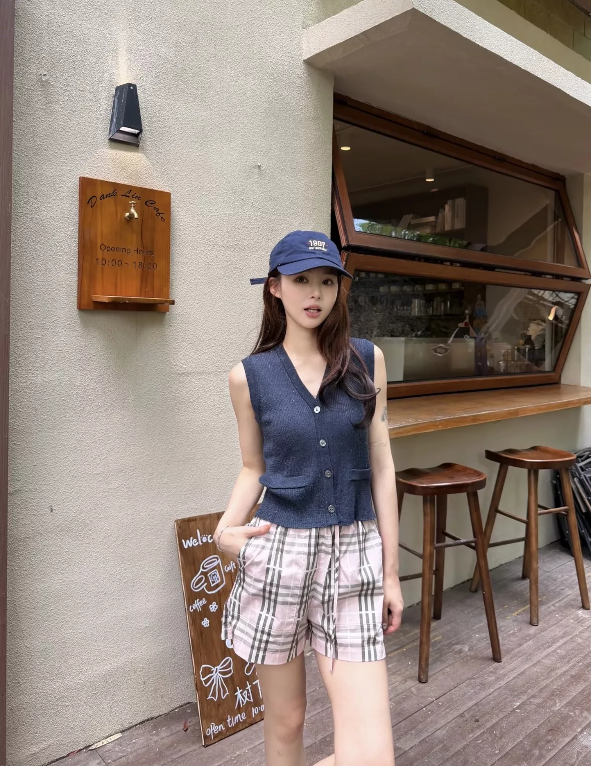 버버리 체리블라썸 핑크 체크 쇼츠 상세 이미지 52