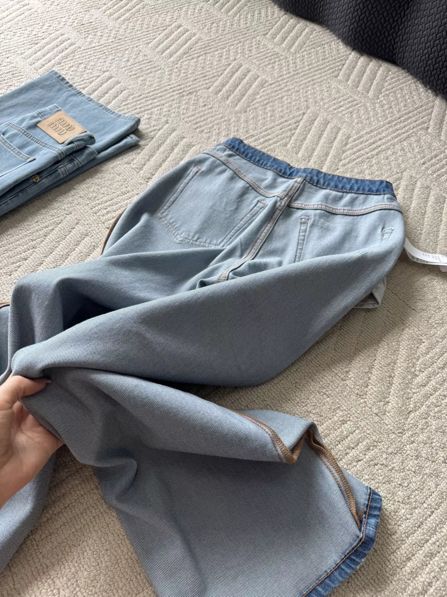 로에베 자수 로고 스트레이트 데님 팬츠 상세 이미지 55