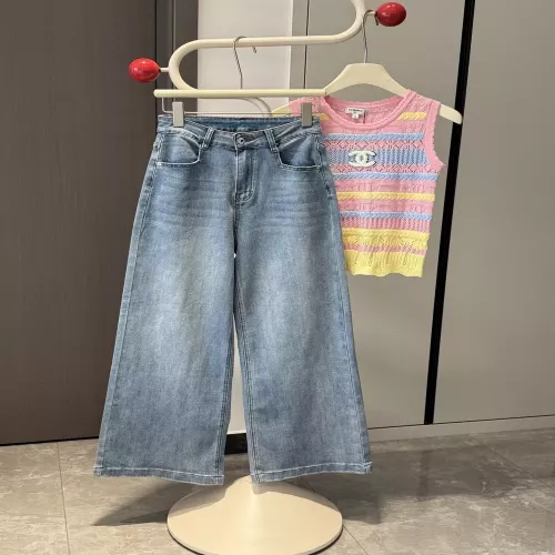 디올 여성 하이웨이스트 스트레이트 데님