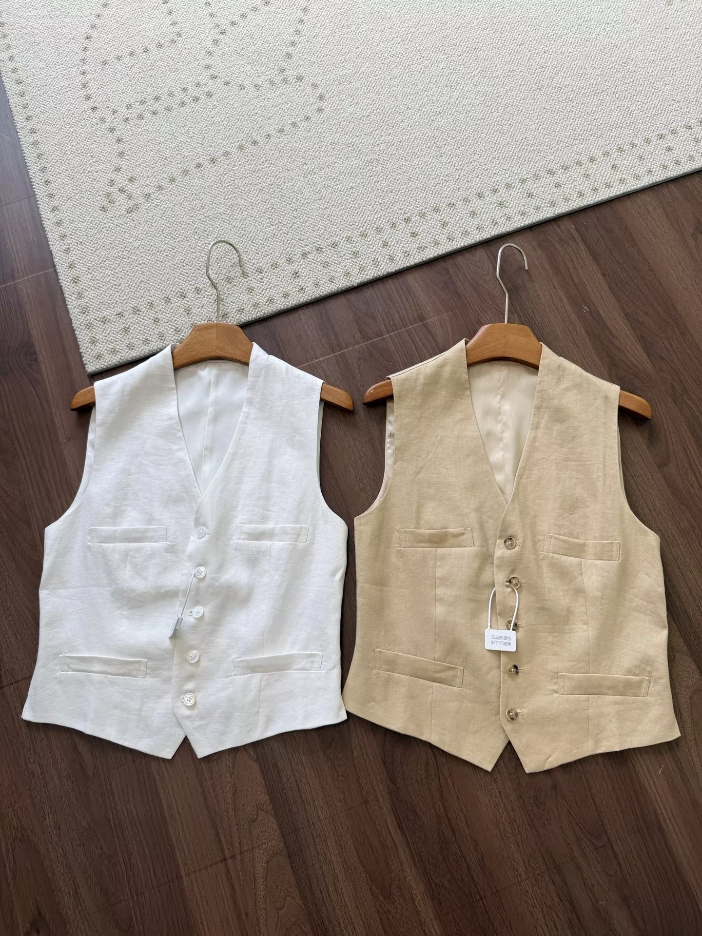 랄프로렌 린넨 브이넥 베스트 상세 이미지 10