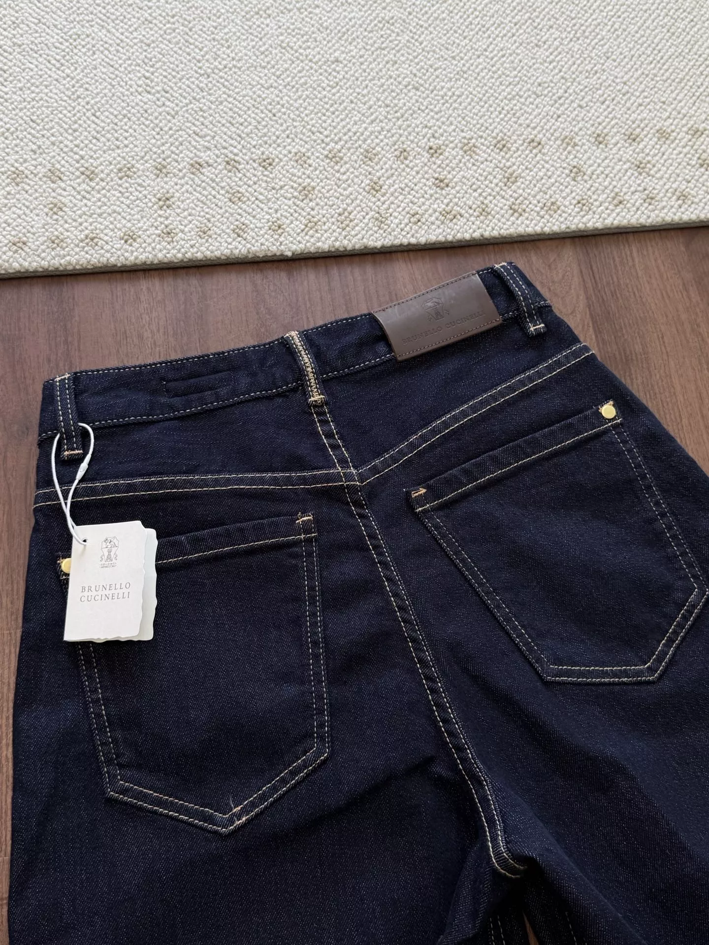 브루넬로쿠치넬리 빈티지 워싱 크롭 데님 팬츠 상세 이미지 22
