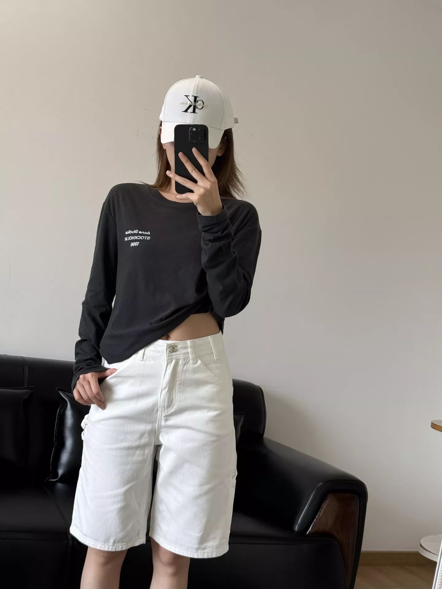 샤넬 워싱 데님 미들 팬츠 상세 이미지 39