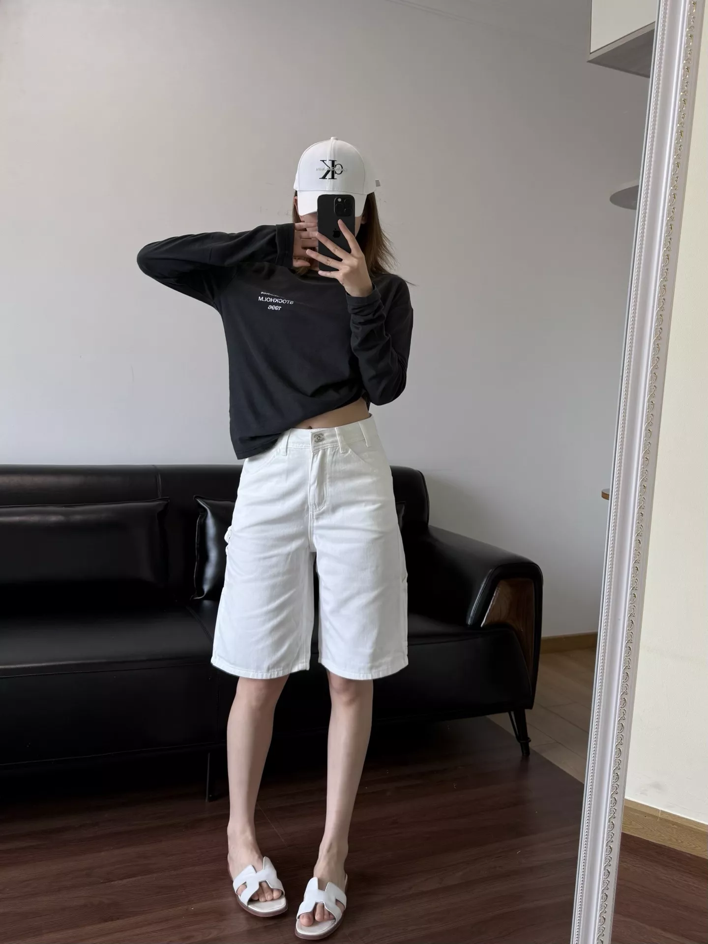 샤넬 워싱 데님 미들 팬츠 상세 이미지 41