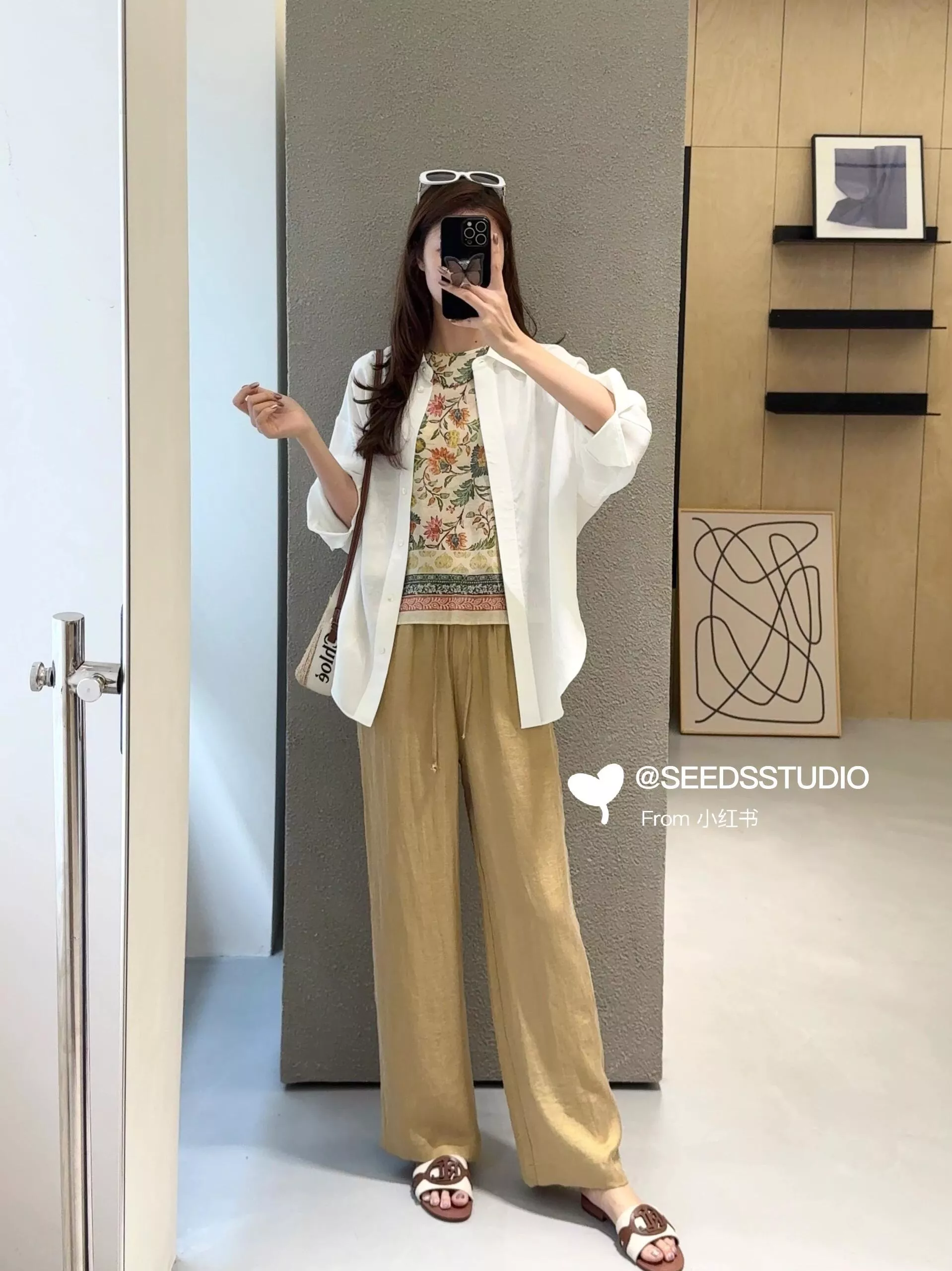 랄프로렌 린넨 밴딩 허리 스트레이트 팬츠 상세 이미지 63