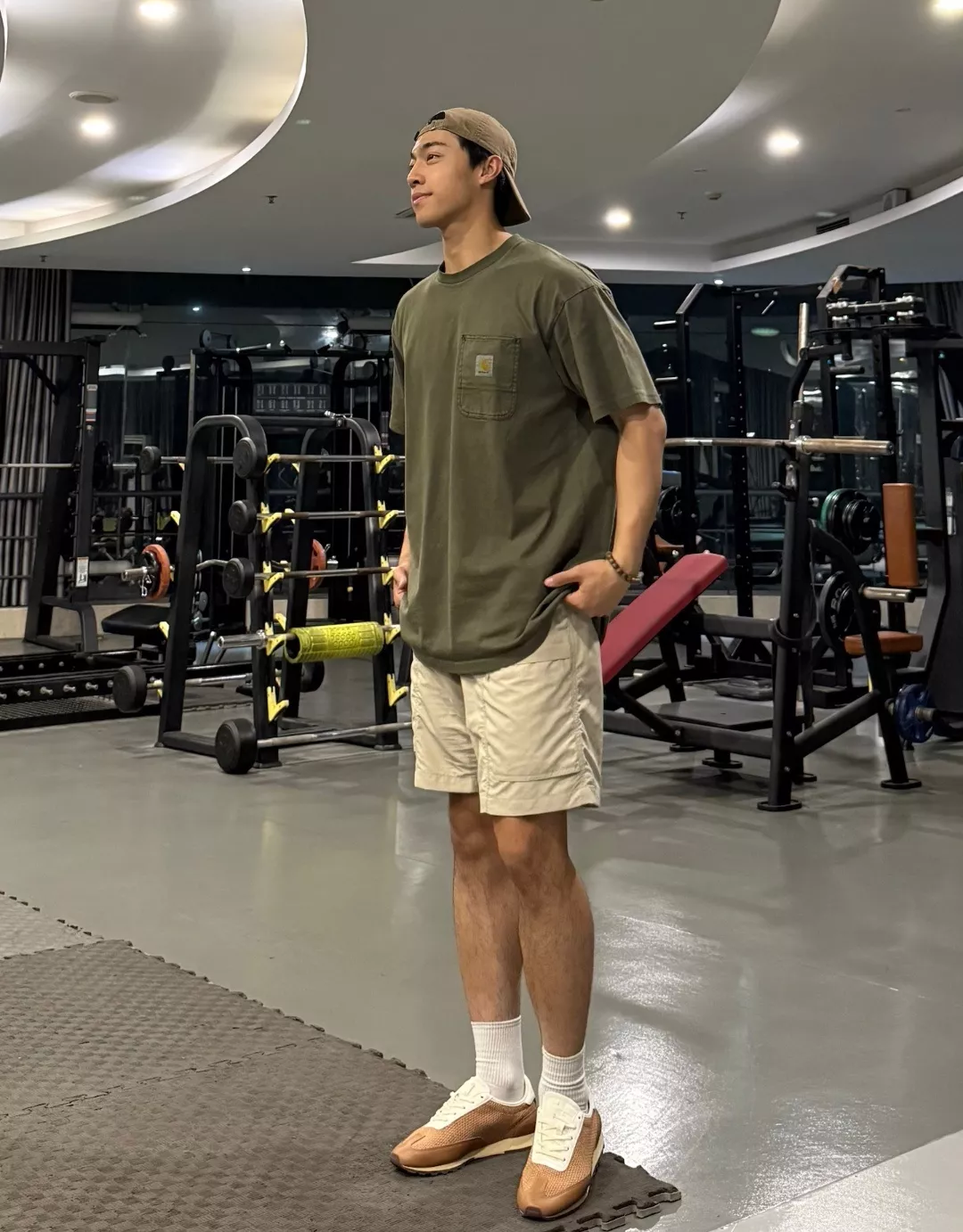칼하트 로고 포켓 워싱 반팔 상의 상세 이미지 29