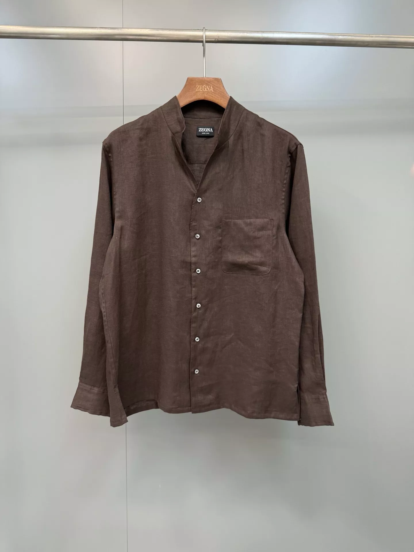 제냐 린넨 버튼 셔츠 상세 이미지 1