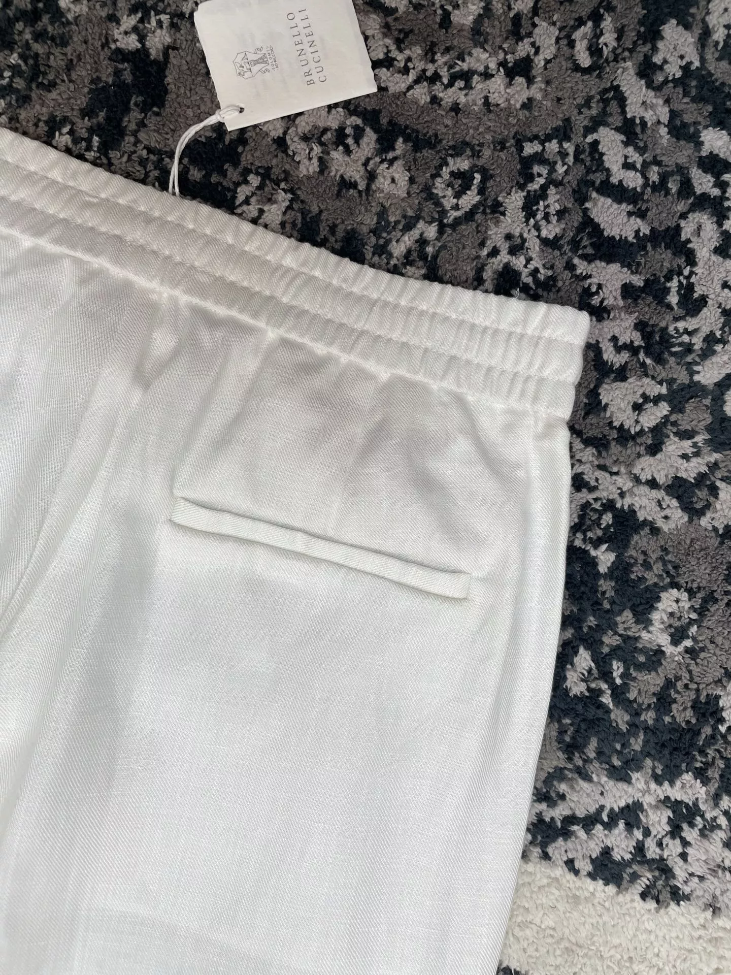 브루넬로쿠치넬리 린넨 드로스트링 팬츠 상세 이미지 6