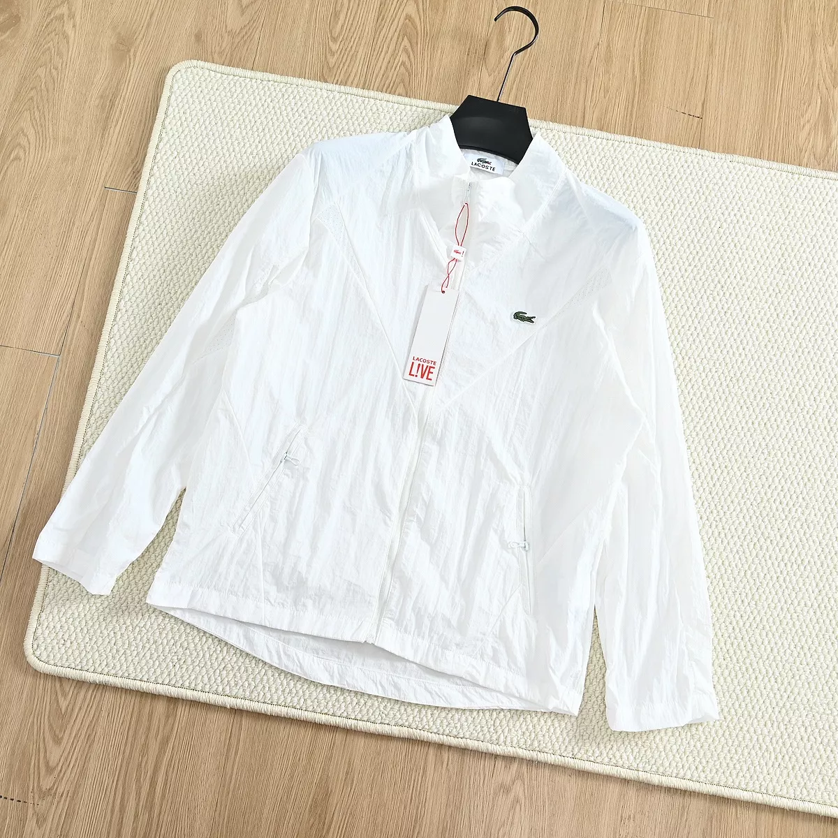 라코스테 경량 스탠드넥 썸머 바람막이 상세 이미지 2